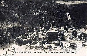 688- Tlemcen - Le dimanche a la cascade